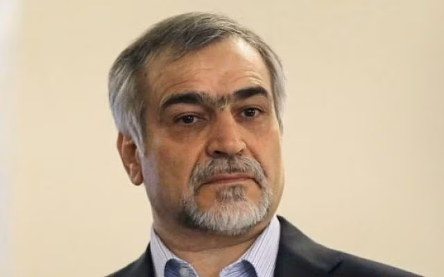 "Liên quan đến vụ án của ông Hossein Fereydoun, bản án 7 năm tù tòa đưa ra ban đầu đã được giảm xuống còn 5 năm. Đây là bản án cuối cùng vì ông Fereydoun đã hết quyền kháng cáo", phát ngôn viên cơ quan tư pháp Gholamhossein Esmaili cho biết hôm 1/10. Ảnh: Times of Israel.