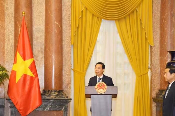 Người đứng đầu Nhà nước cho rằng việc được đón nhận cấp bậc hàm Thượng tướng trước hết là sự nỗ lực phấn đấu của Thứ trưởng Bộ Công an Nguyễn Duy Ngọc, đồng thời, cũng là thành tích của toàn lực lượng Công an trong thực hiện nhiệm vụ bảo vệ an ninh quốc gia, trật tự, an toàn xã hội những năm qua.
