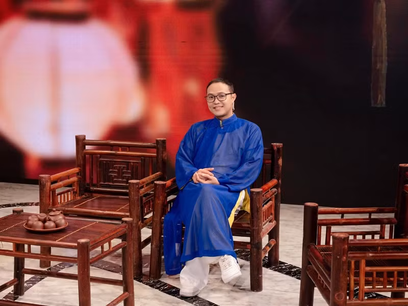 Thái Sơn chia sẻ, hai bác của anh là nghệ sĩ chèo Xuân Theo và Xuân Dinh. Ảnh: FBNV.