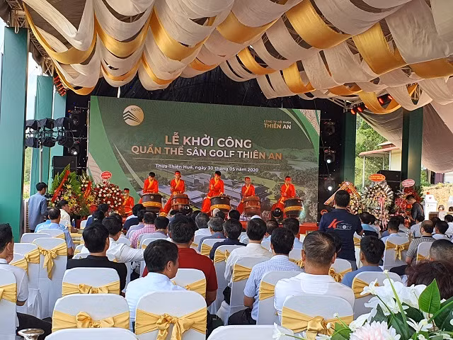 Dự án Khu quần thể sân golf Huế được cấp Giấy chứng nhận đầu tư lần đầu năm 2007 với quy mô hơn 78ha, tổng vốn khoảng 1.885 tỷ đồng. (Ảnh: Thương Trường).
