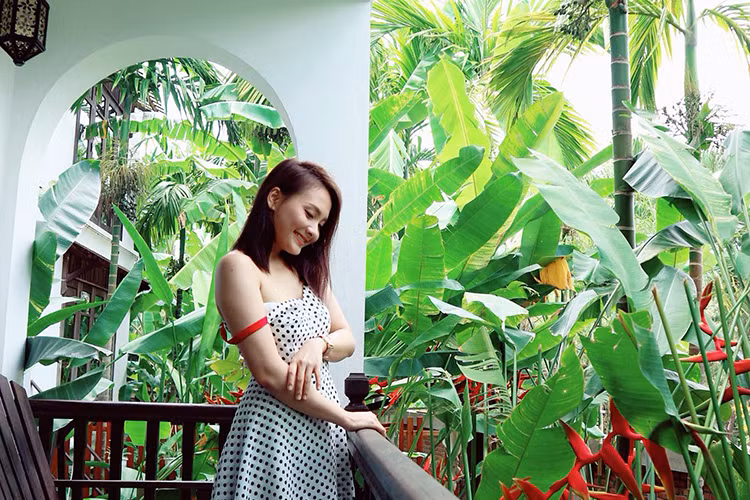 Bảo Thanh được khen đẹp mặn mà hơn hồi chưa lấy chồng, sinh con.