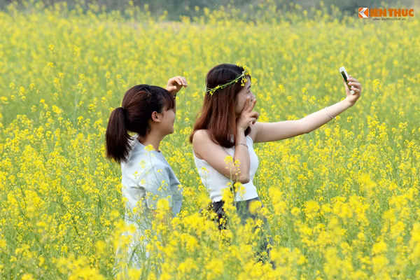 Thỏa thích tạo dáng đủ kiểu.