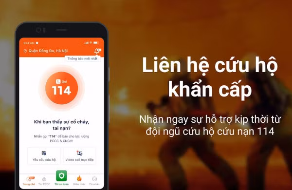  Tổng đài 114: Đây là tổng đài gọi cứu hỏa, cứu nạn trong trường hợp khẩn cấp. Khi gọi tổng đài thì chúng ta sẽ được hỗ trợ giải cứu trong các tai nạn bất ngờ: hỏa hoạn, cháy nổ hoặc bị mắc kẹt trong những tòa nhà, thang máy, dưới hầm mỏ...
