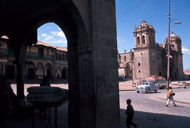 Trung tâm thành phố Cuzco năm 1963. Ảnh VT