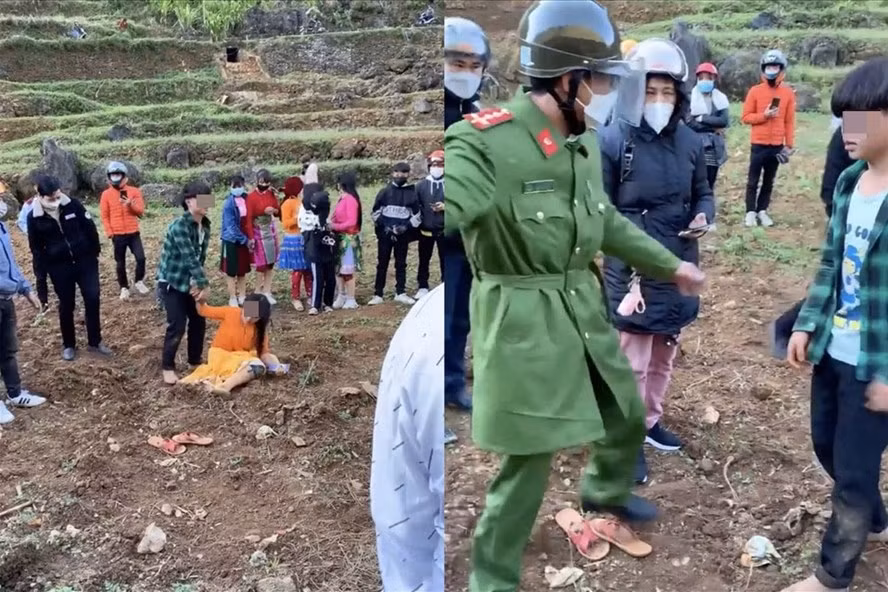 Be gai H'Mong di choi Tet bi “bat ve lam vo“: 