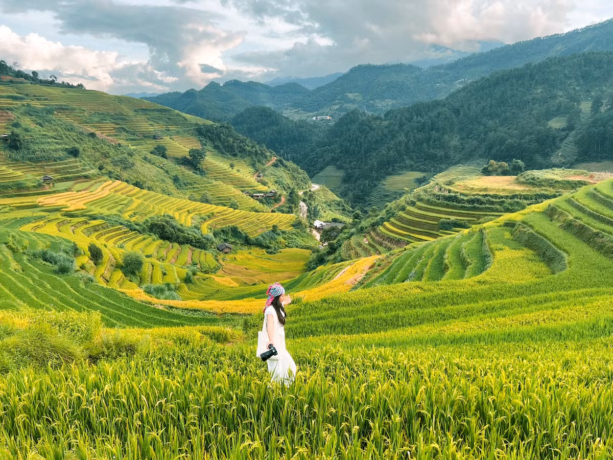 Khách sạn chủ yếu tập trung ở thị trấn Mù Cang Chải. Các khách sạn bình dân từ một sao đến 3 sao, phòng nghỉ có các tiện ích cơ bản như giường ngủ, phòng tắm, tivi, tủ lạnh...Ảnh: Riri Phương Trinh