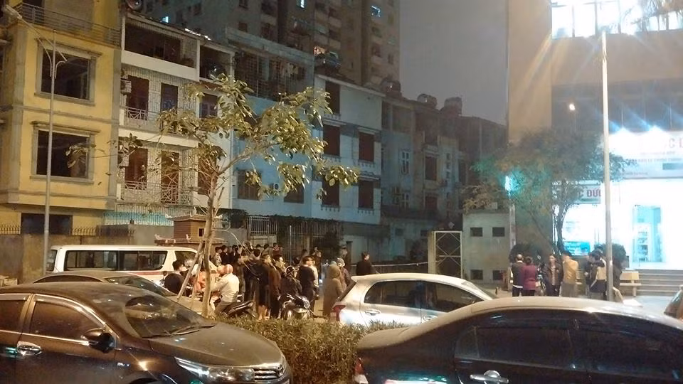 Hiện trường xảy ra vụ việc.