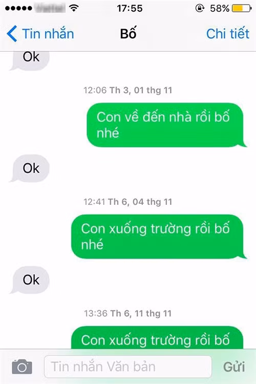 Bố bạn là 'phiên bản' nào trong loạt tin nhắn sau đây Bo ban la 'phien ban' nao trong loat tin nhan sau day
