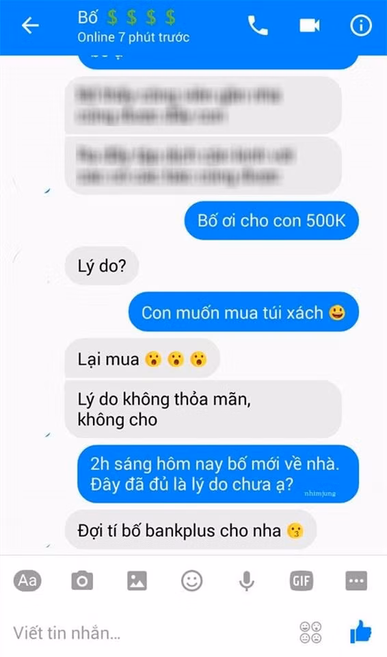 Bố bạn là 'phiên bản' nào trong loạt tin nhắn sau đây - Hình 8 Bo ban la 'phien ban' nao trong loat tin nhan sau day-Hinh-8