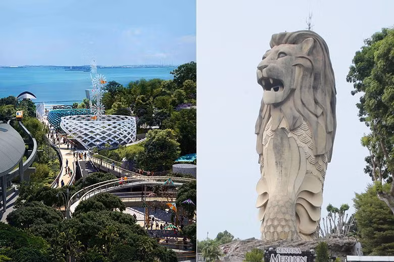Đầu sư tử trong bức tượng nổi tiếng Singapore tượng trưng cho con vật mà Hoàng tử Sang Nila Utama nhìn thấy khi khám phá ra vùng đất Singapura (nghĩa là "thành phố sư tử" trong tiếng Phạn) vào thế kỷ 11 trước Công nguyên. Điều này được ghi chép trong "Biên niên sử Mã Lai".