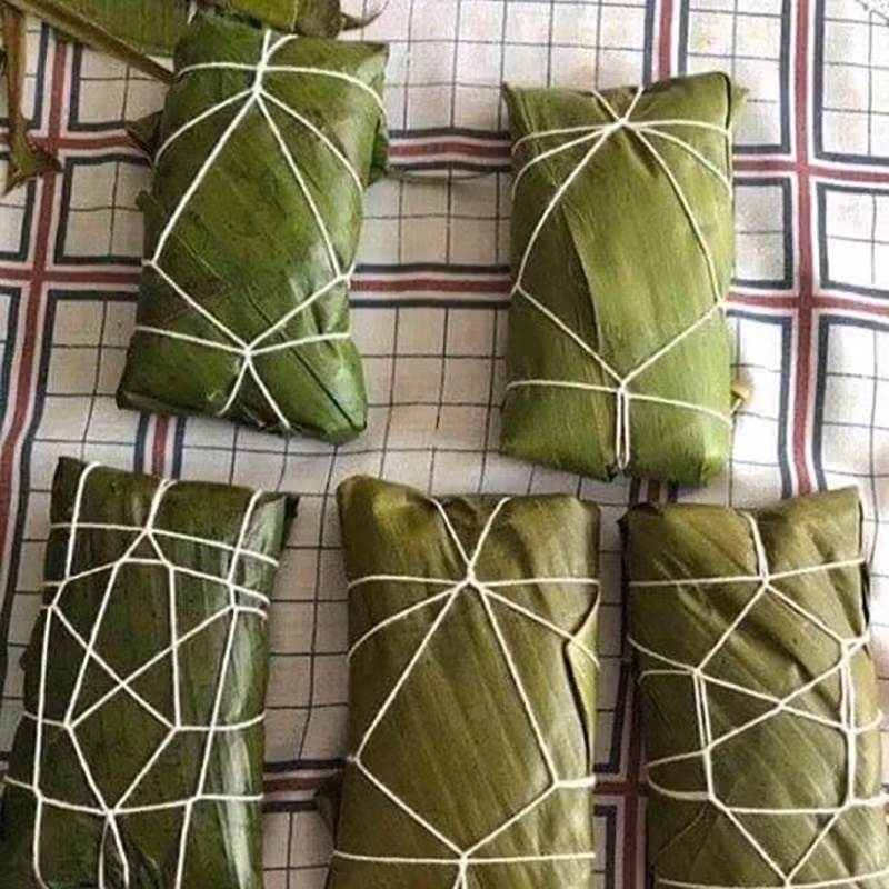 Những chiếc bánh chưng "siêu rối rắm".