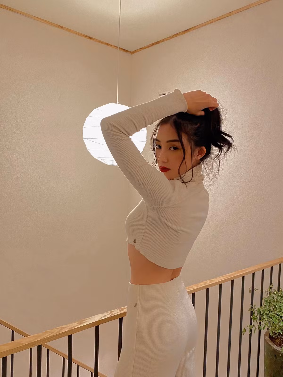 Nhờ tích cực tập luyện và có chế độ ăn uống lành mạnh nên hot girl Salim đã sở hữu vóc dáng đẹp như tạc tượng như bây giờ.
