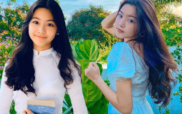 Có thể thấy bé Lọ Lem sở hữu gương mặt xinh xắn với đôi mắt to, lông mày rậm giống mẹ Dạ Thảo.