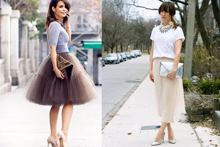 Váy tutu cũng không hề kén dáng. Do đó dù cao gầy hay thấp bé hạt tiêu, bạn vẫn có thể diện đẹp với loại trang phục ngọt ngào này.