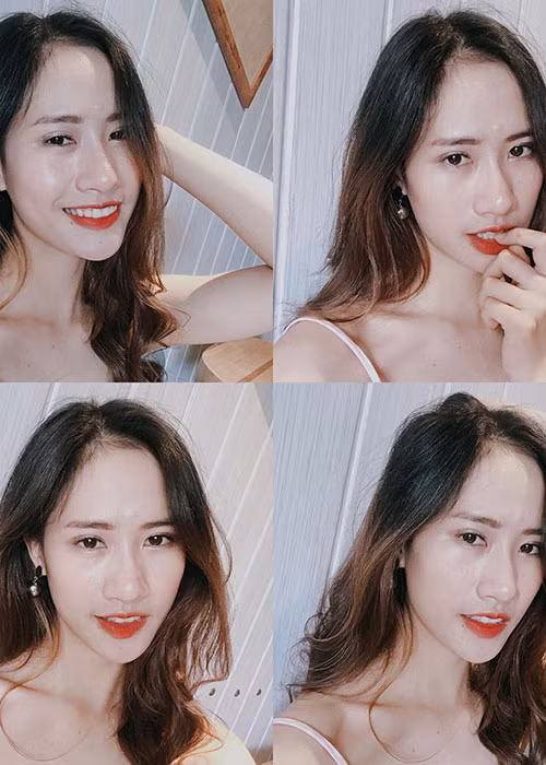 Có lợi thế về ngoại hình, Thu Chiêu làm người mẫu tự do trong vài năm gần đây.