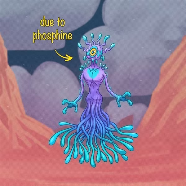 Thứ duy nhất có thể tồn tại trên sao Kim chính là vi khuẩn. Bầu khí quyển của sao Kim chứa phosphine, chất độc đối với bất kỳ sinh vật nào hít thở oxy, nhưng lại rất có lợi cho sự phát triển của vi khuẩn.