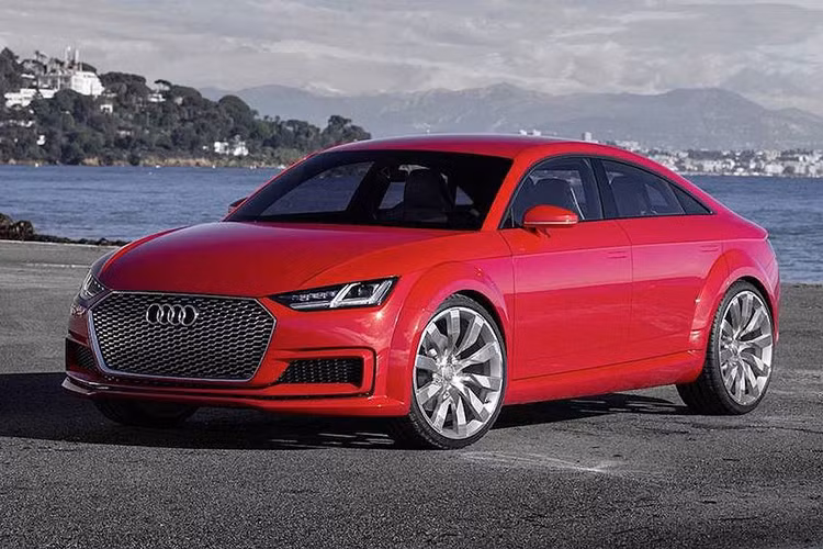 Audi TT Sportback Concept - Được hãng xe sang Audi ra mắt vào năm 2014 tại triển lãm Paris Motor Show. Audi TT Sportback Concept sử dụng nền tảng MQB như A3 và sở hữu kích thước nhỉnh hơn một chút so với TT tiêu chuẩn. Khối động cơ TFSI 2,0 lít tăng áp là trái tim của Audi TT Sportback Concept với công suất lên tới 400 mã lực.
