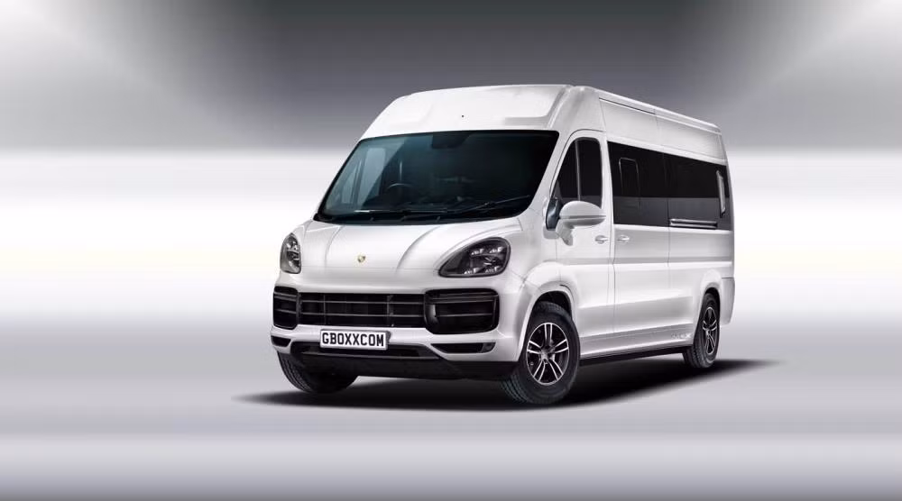 Xe van Porsche.
