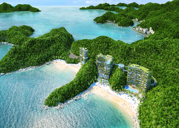 Flamingo Cát Bà Beach Resort với vị trí độc đáo đỉnh cao.