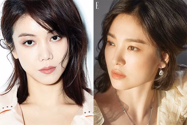 Truyền thông Trung Quốc vừa đưa tin cuộc hôn nhân Song Hye Kyo - Song Joong Ki rạn nứt không phải vì cô bạn thân của Song Hye Kyo mà chính là nữ diễn viên Kim Ok Bin. Ảnh: Elle, Vogue