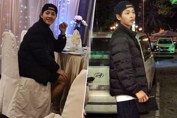 Giữa ồn ào hôn nhân, Song Joong Ki vẫn vui vẻ quay phim tại Brunei. Ảnh: Saostar