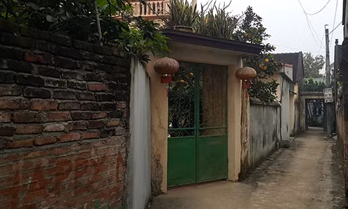 Khu nhà của ông Nguyễn Hồng Lâm – Chủ tịch UBND huyện Quốc Oai.