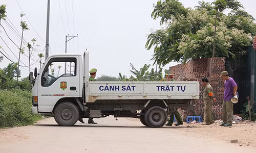 Hiện trường vụ án mạng.