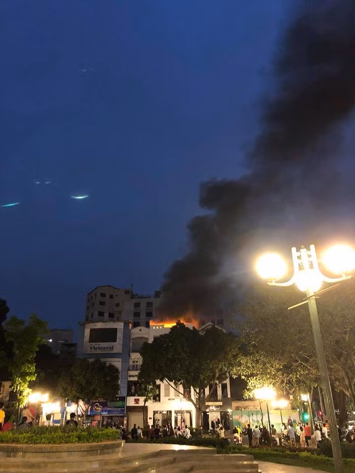 Hiện trường vụ cháy.