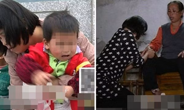Nửa tháng trước, trung tâm đường dây nóng của tỉnh Quảng Đông có nhận được cuộc điện thoại tố cáo có một người phụ nữ đang rao bán ba đứa con của mình trên phố. Ba đứa con gái của cô đứa lớn nhất 8 tuổi, đứa thứ hai 5 tuổi còn bé út mới được 1 tuổi rưỡi. Cô nói cô cần bán ba đứa với giá 35 triệu. 