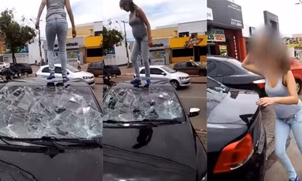 Ba bau dap nat o to vi phat hien chong ngoai tinh