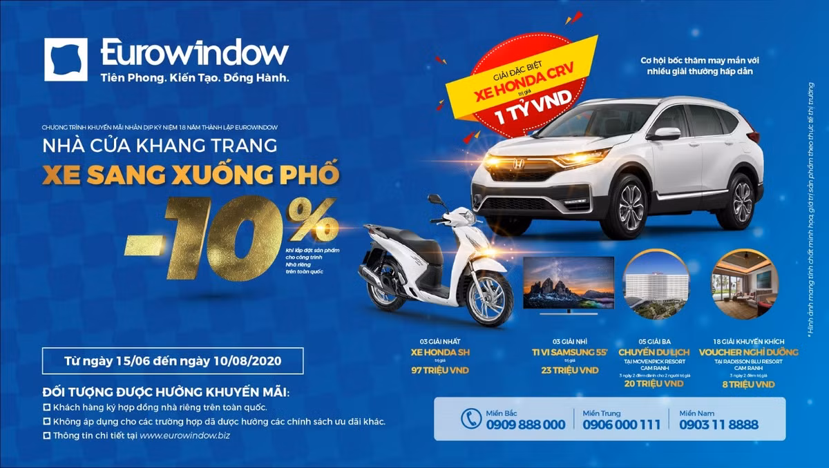 Co hoi trung o to nhan ky niem 18 nam thanh lap Eurowindow