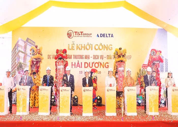 T&T Group khoi cong xay dung TTTM tai thanh pho Hai Duong