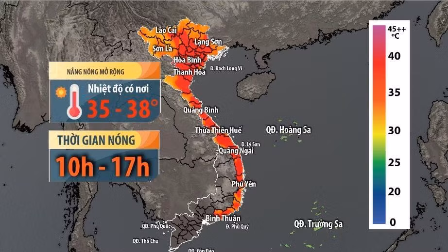Tang cuong su dung dien tiet kiem mua nang nong