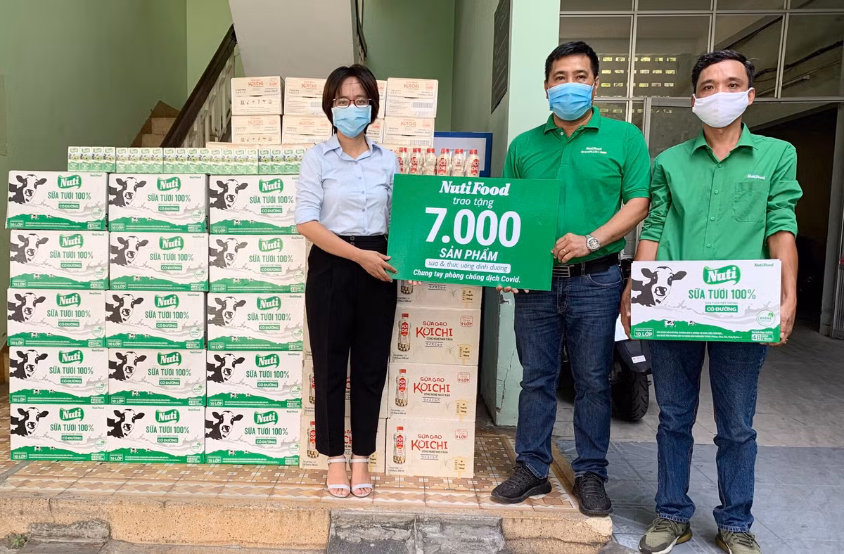 NutiFood tang 7.000 san pham cho 3 benh vien tai Da Nang