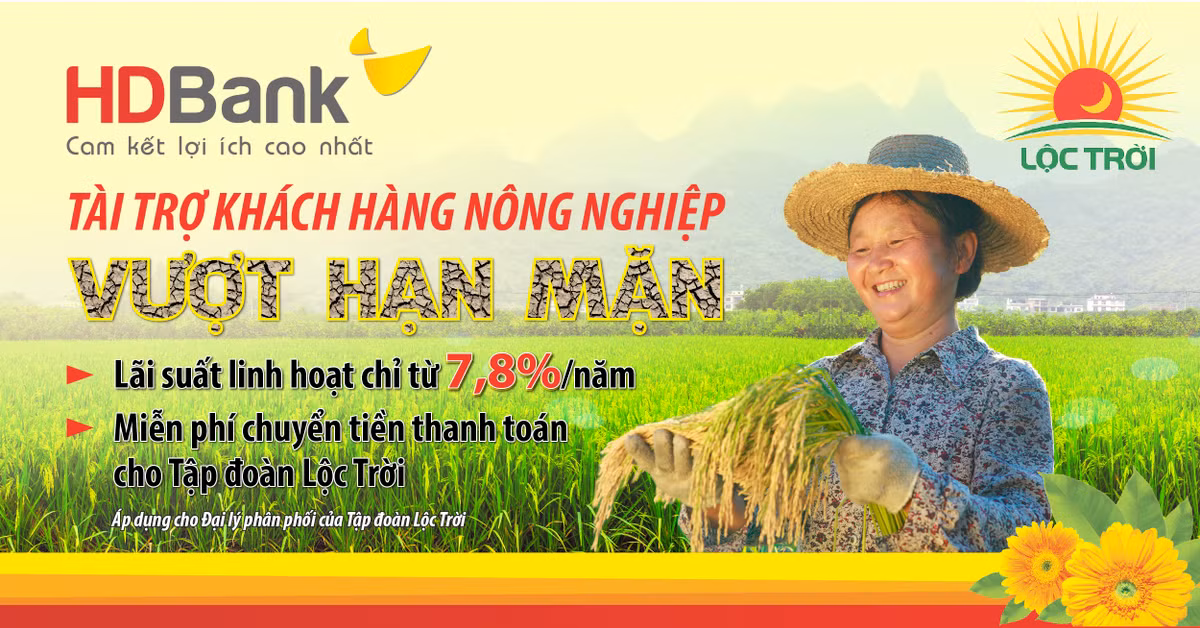 HDBank trien khai goi vay uu dai ho tro khach hang nong nghiep vuot han man
