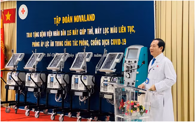 Novaland tang BV Nhan dan 115 thiet bi y te tri gia 10 ty