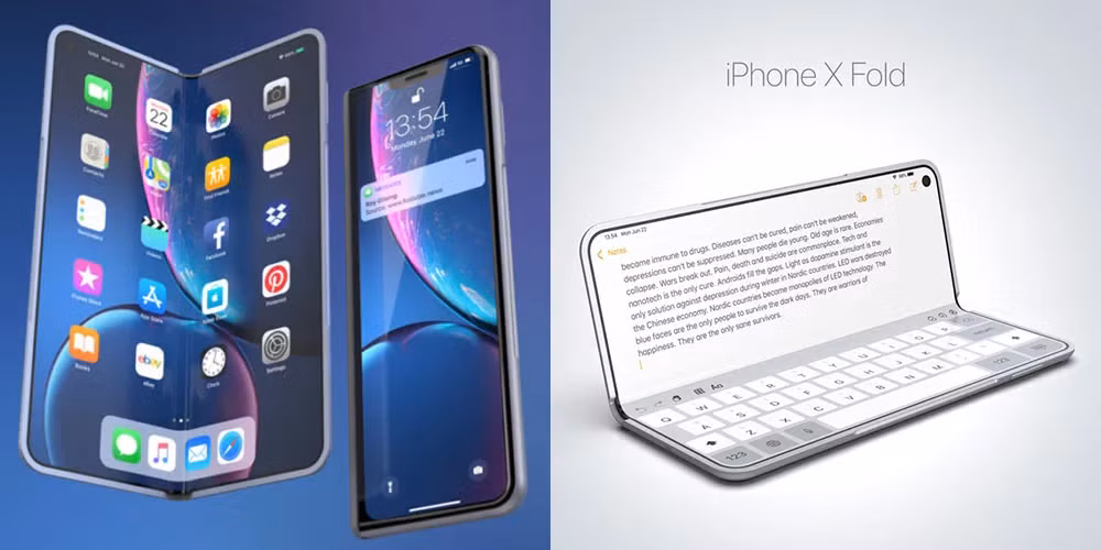 3. Độ bền cao: Nếu iPhone Fold thực sự được sản xuất, nó có thể là chiếc điện thoại gập có độ bền cao nhất trên thị trường.