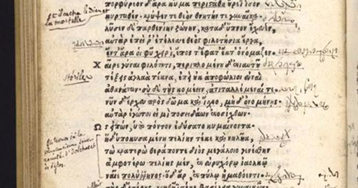 Tuy nhiên, chữ tốc ký còn thú vị hơn nhiều so với bản sao sử thi Odyssey, chỉ là bản dịch từ tiếng Hy Lạp sang tiếng Pháp.