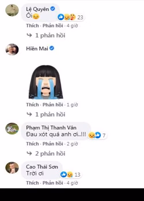 Lệ Quyên, Hiền Mai, Ốc Thanh Vân, Cao Thái Sơn không khỏi bàng hoàng trước sự ra đi của Việt Quang.