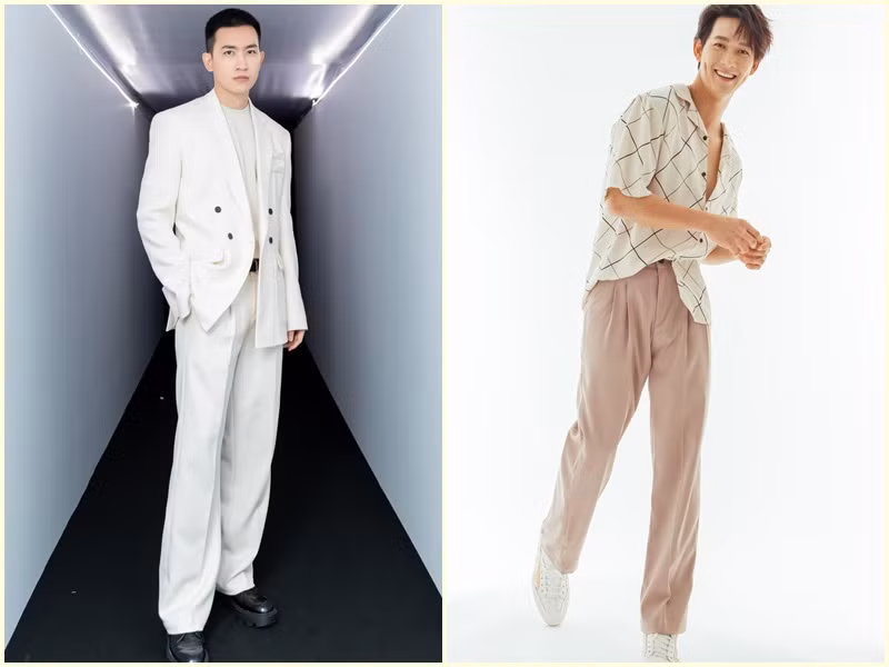 Ngoài đóng phim, Song Luân và Võ Cảnh đều có kinh nghiệm làm người mẫu nên khả năng tạo dáng không kém cạnh nhau.