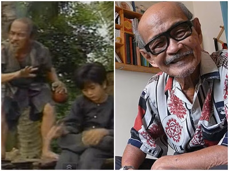 Ông Ba Ngủ trong "Đất phương Nam" là vai diễn ấn tượng của nghệ sĩ Hồ Kiểng. Năm 2013, ông qua đời ở tuổi 87. Ảnh: Khám phá
