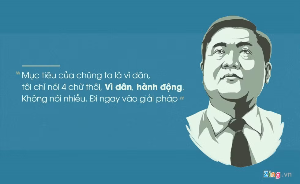 Sau các cuộc làm việc với Bộ Tư lệnh và Công an TP HCM, ông Thăng chọn Củ Chi, cái nôi của phong trào cách mạng Sài Gòn, là địa phương làm việc đầu tiên vào sáng 18/2. Tại đây, ông Thăng nhấn mạnh đến quan điểm vì dân. Ảnh Zing.