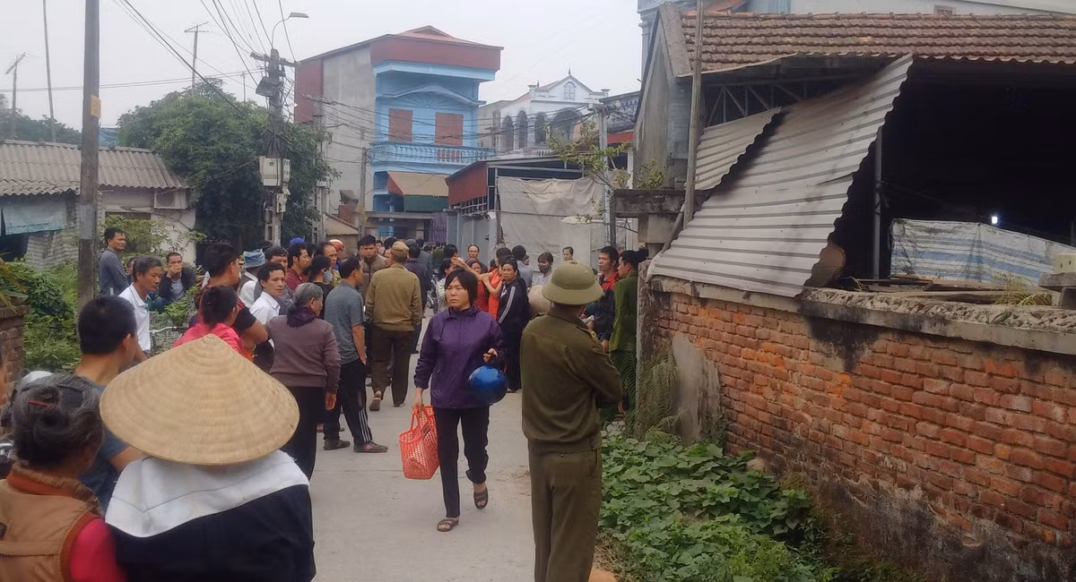 Ngôi nhà nơi xảy ra vụ việc. Ảnh Hải Ninh.