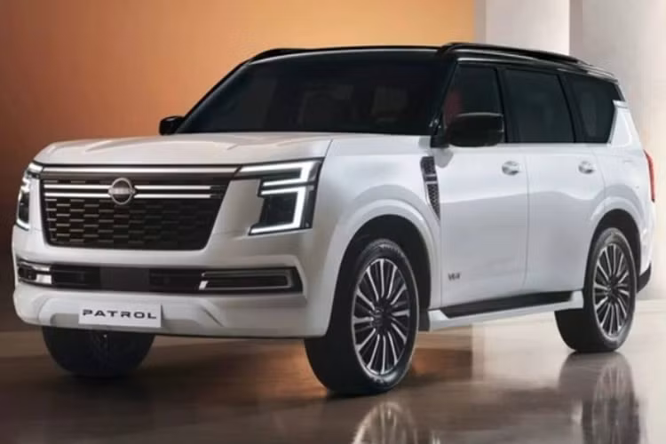  Nissan Patrol 2025 về Việt Nam sẽ được nhập khẩu nguyên chiếc từ Trung Đông và có giá rẻ hơn Toyota Land Cruiser (4,286 tỷ đồng). Trước đó, Nissan Patrol cũng được ra mắt toàn cầu vào tháng 9 vừa qua.