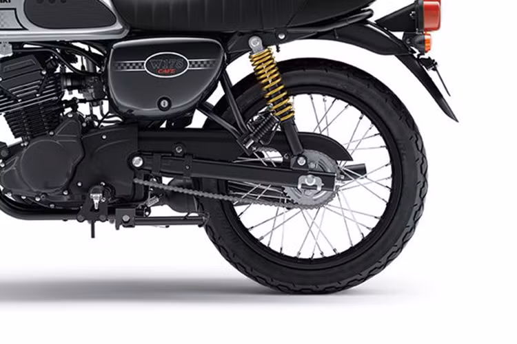 Trọng lượng xe là 121 kg, bình xăng 7,5 lít trên bản W175TR và 126 kg, bình xăng 14 lít ở bản SE và CAFE. Bản cập nhật dành cho năm 2025 của Kawasaki W175 chủ yếu nằm ở màu sắc mới.