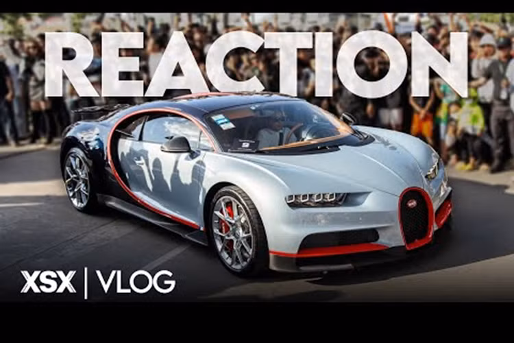 Siêu phẩm Bugatti Chiron chỉ mất thời gian 2,5 giây để tăng tốc từ vị trí xuất phát lên 100 km/h trước khi đạt vận tốc tối đa 420 km/h.