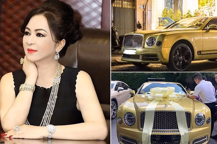 Có mặt tại trường đua khu du lịch Đại Nam cuói tuần vừa qua, Nguyễn Phương Hằng cầm lái Bentley Mulsanne hơn 50 tỷ đồng khá tự tin và chở theo chồng là ông Huỳnh Uy Dũng tham dự sự kiện, đi cùng với chiếc xe đắt tiền này là mẫu MPV Toyota Alphard.