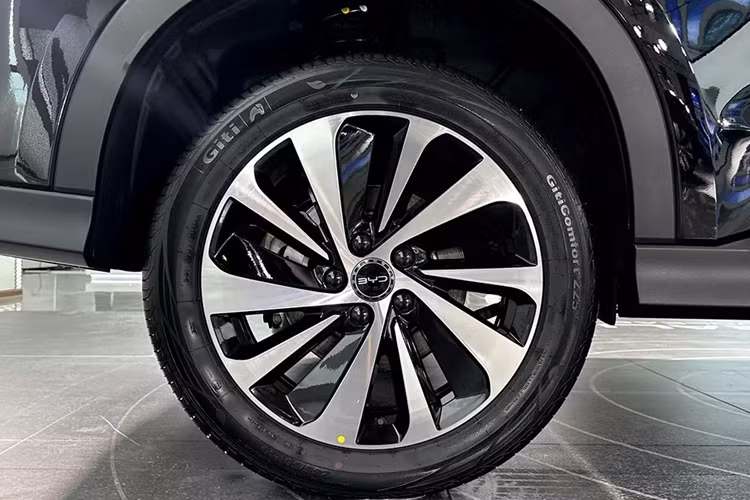 Bên cạnh kích thước lớn hơn SUV cỡ C điển hình, mẫu xe này còn mang trên mình thiết kế đặc trưng của thương hiệu BYD. Xe được áp dụng phong cách thiết kế tối giản với lưới tản nhiệt hình thang, đi kèm các nan nằm ngang, và hốc gió trung tâm với viền màu bạc bao quanh.