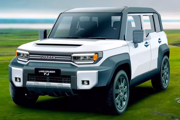 Vào hồi tháng 8/2023, hãng Toyota đã chính thức vén màn thế hệ mới của dòng xe Land Cruiser Prado. Cũng trong sự kiện này, hãng Toyota đã cố tình hé lộ hình ảnh của 2 mẫu SUV bí ẩn, được cho là thành viên mới của dòng xe Land Cruiser. Trong đó có 1 mẫu SUV việt dã Toyota Land Cruiser FJ 2024 mới được coi như "tiểu Toyota Land Cruiser".