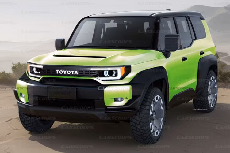 Nhờ cơ sở gầm bệ GA-F nên Toyota Land Cruiser FJ hứa hẹn sẽ có khả năng off-road tốt nhằm cạnh tranh với đối thủ Suzuki Jimny. Thiết kế ngoại thất của Toyota Land Cruiser FJ được dự đoán sẽ kết hợp giữa những chi tiết của Compact Cruiser EV và Land Cruiser Prado thế hệ mới.